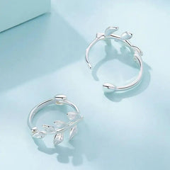 Leaves 925 Silver Earings