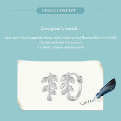 Leaves 925 Silver Earings