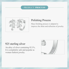 Leaves 925 Silver Earings