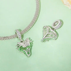 Little Flying Butterfly 925 Silver Charm - fathyibrahim