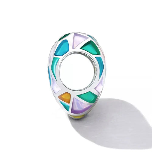 Love Color Window 925 Silver Charm - Multi Color