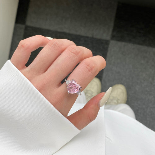 Love Ice Crushed 925 Silver Ring - fathyibrahim