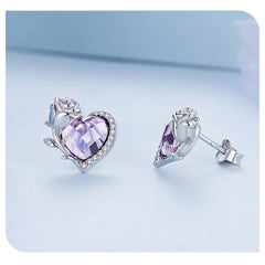 Love Rose 925 Silver Earing - fathyibrahim