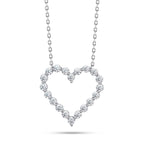 Love Zircon 925 Silver Necklace - fathyibrahim