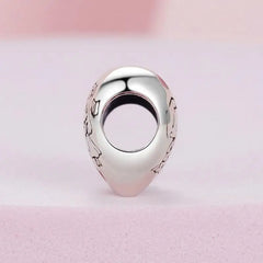 Lovely Little Boy & Girl Charm - 925 sterling silver - Red
