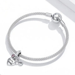 Loving Sister 925 Silver Charm - Multi Color