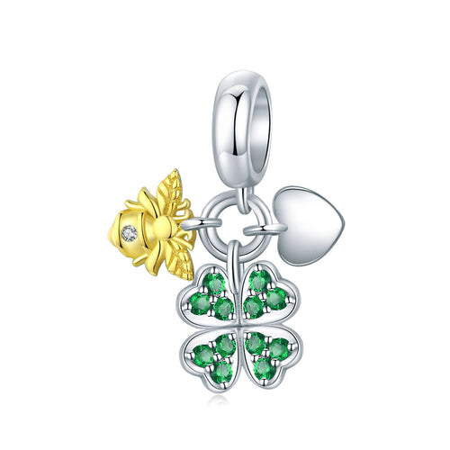 Lucky Flower 925 Silver Charm - fathyibrahim