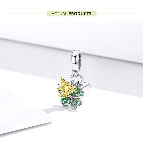 Lucky Flower 925 Silver Charm - fathyibrahim