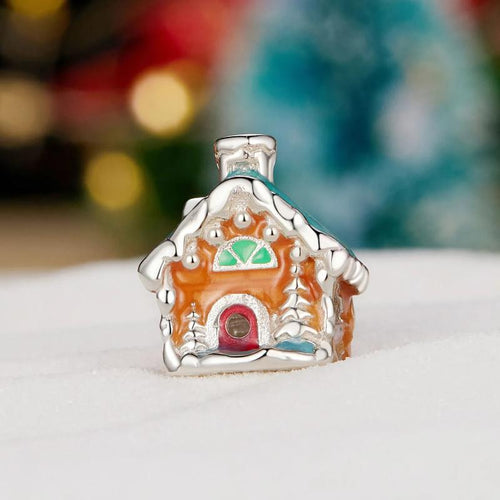 Luminous Christmas House 925 Silver Charm - fathyibrahim