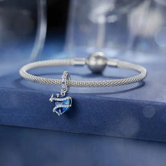 Magic Heart Charm - 925 sterling silver - Multi Color