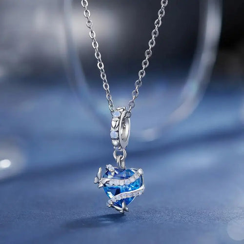 Magic Heart Charm - 925 sterling silver - Multi Color