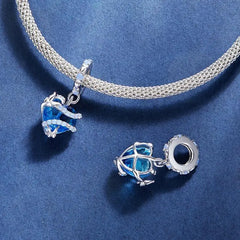 Magic Heart Charm - 925 sterling silver - Multi Color