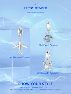 Mini Planet Charm - 925 sterling silver - fathyibrahim