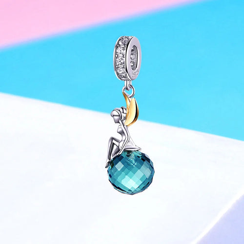 Moon Fairy 925 Silver Charm - fathyibrahim