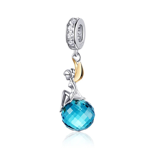 Moon Fairy 925 Silver Charm - fathyibrahim