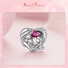 Mother and Son Hug Charm - 925 sterling silver - fathyibrahim