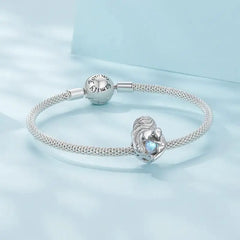 Mum and Son Charm - 925 sterling silver - Multi Color