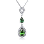 Necklace 925 Sterling Silver With a teardrop design