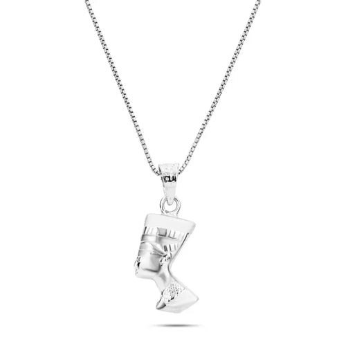 Nefertiti 925 Silver Necklace - NECKLACES