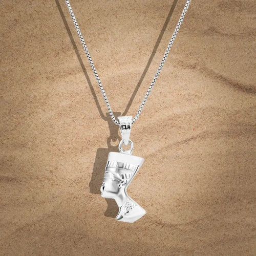 Nefertiti 925 Silver Necklace - NECKLACES