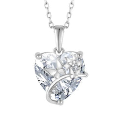 Neklace 925 Sterling Silver With a heart and butterfly design