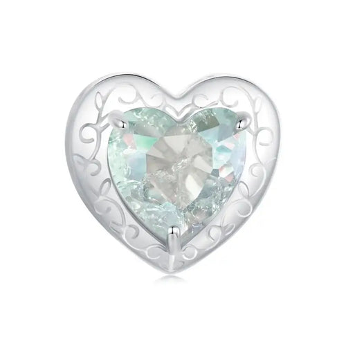 Oasis Unicorn Charm - 925 sterling silver - White