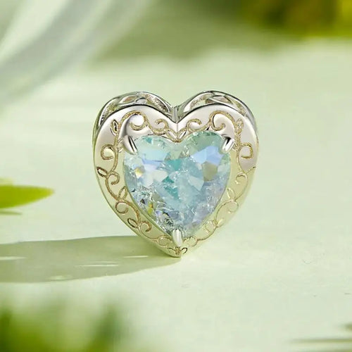 Oasis Unicorn Charm - 925 sterling silver - White
