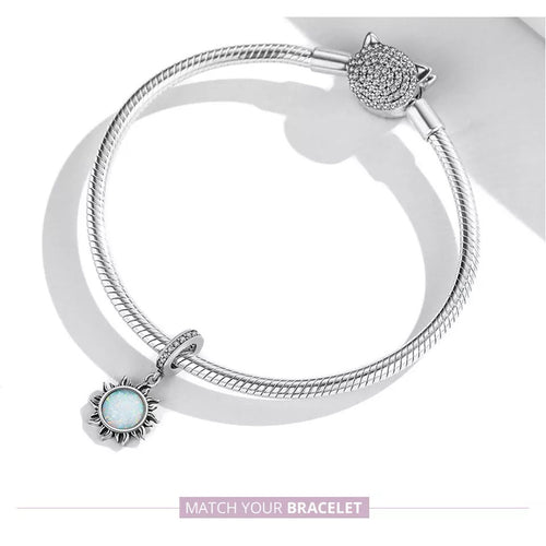 Opal Sun 925 Silver Charm - fathyibrahim