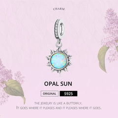 Opal Sun 925 Silver Charm - fathyibrahim