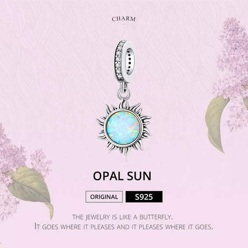 Opal Sun 925 Silver Charm - fathyibrahim