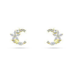 Open earring in the shape of the letter "C" - 925 sterling silver - fathyibrahim