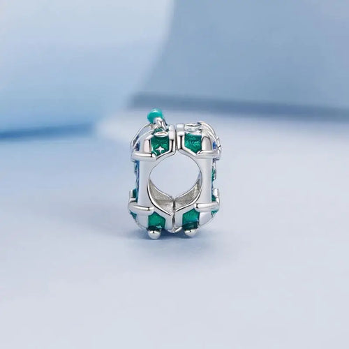 Openable bag charm- 925 Sterling Silver - Multi Color