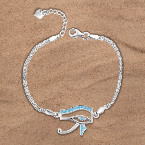 Pharaonic 925 Silver Bracelet - Turquoise - Turquoise - Bracelets
