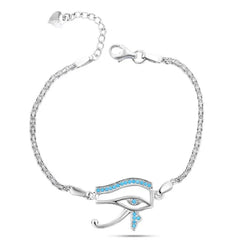 Pharaonic 925 Silver Bracelet - Turquoise - Turquoise - Bracelets