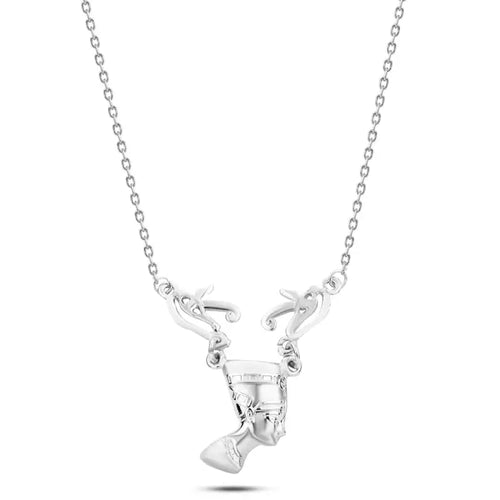 Pharaonic 925 Silver Necklace - NECKLACES