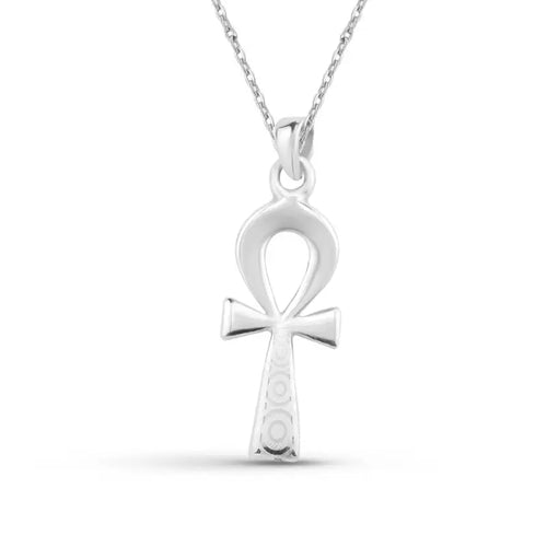 Pharaonic Key Of Life 925 Silver Necklace - NECKLACES