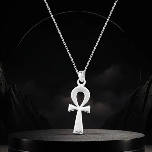 Pharaonic Key Of Life 925 Silver Necklace - NECKLACES