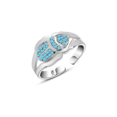 Pharaonic Scarab 925 Silver Ring