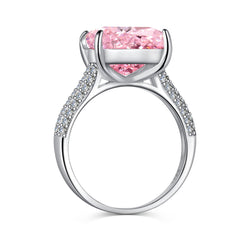 Pink Ice Crushed 925 Silver Ring - fathyibrahim