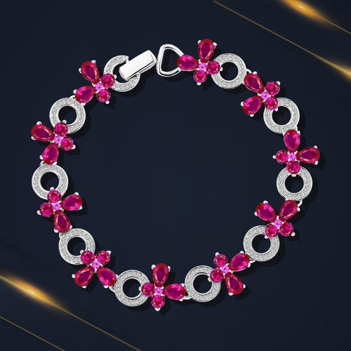 Sapphire 925 Silver Bracelet - fathyibrahim