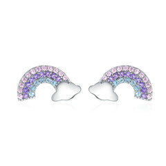 Rainbow 925 Silver Earring - fathyibrahim