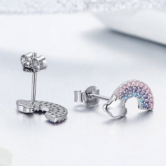 Rainbow 925 Silver Earring - fathyibrahim