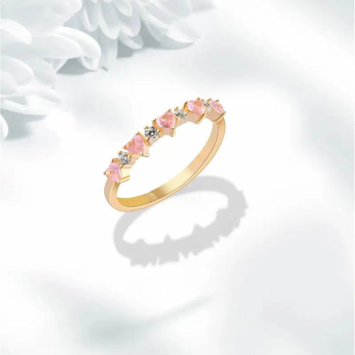 Ring With A Design For Love 925 Sterling Silver - Rings