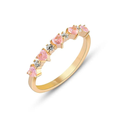 Ring With A Design For Love 925 Sterling Silver - Rings