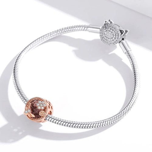 Rose Gold Secret Garden 925 Silver Charm - fathyibrahim
