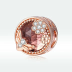 Rose Gold Secret Garden 925 Silver Charm - fathyibrahim