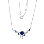 Royal Blue necklace - 925 sterling silver