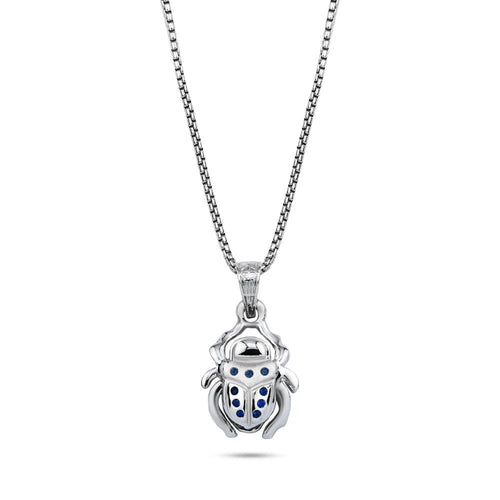Scarab 925 Silver Necklace - fathyibrahim