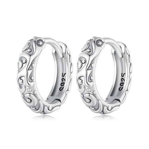 Sea Waves Earring - 925 Sterling Silver - fathyibrahim