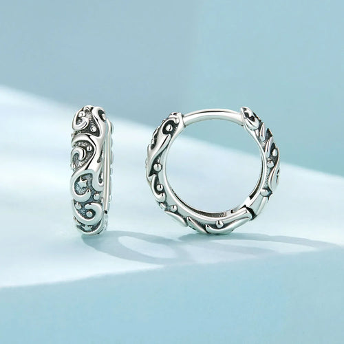 Sea Waves Earring - 925 Sterling Silver - fathyibrahim